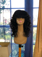 Wavy bang